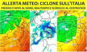 allerta meteo ciclone italia 20 novembre 2018