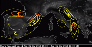 allerta meteo estofex 5 6 novembre
