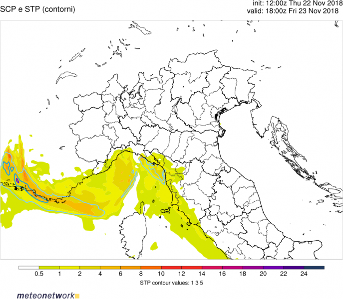 allerta meteo nord-ovest italia 23 novembre