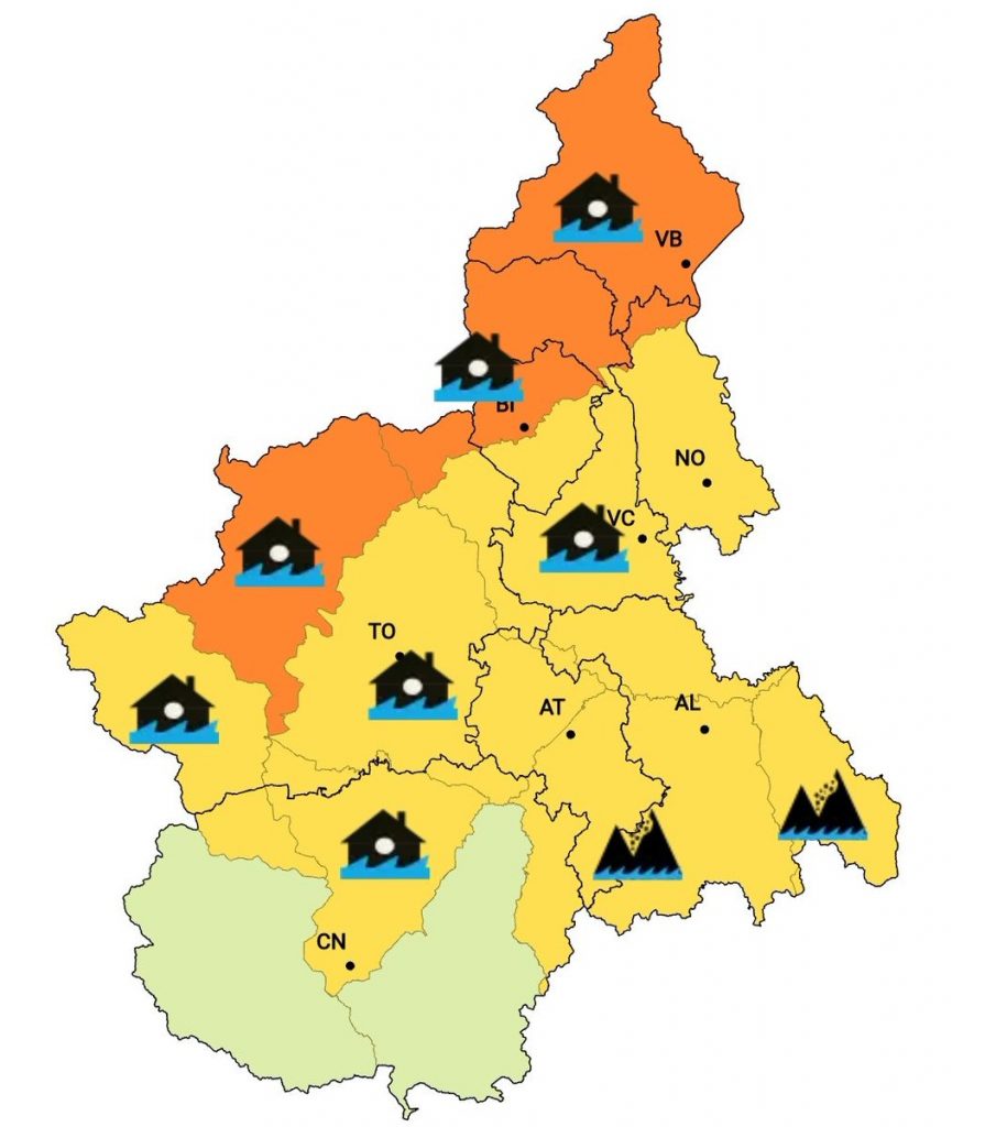 allerta meteo piemonte