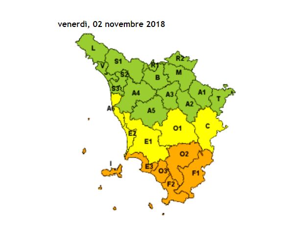allerta meteo toscana