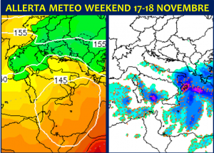 allerta meteo weekend 17 18 novembre