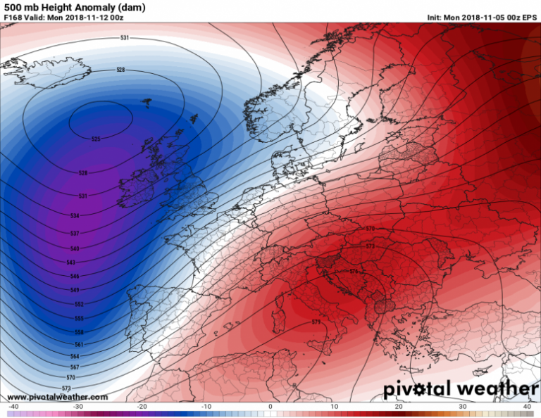 previsioni meteo europa 12 novembre