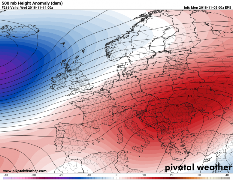 previsioni meteo europa 14 novembre