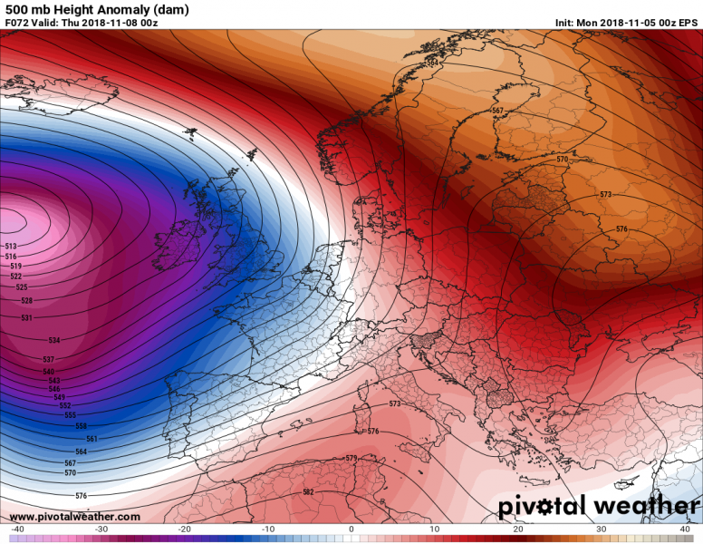 previsioni meteo europa 8 novembre