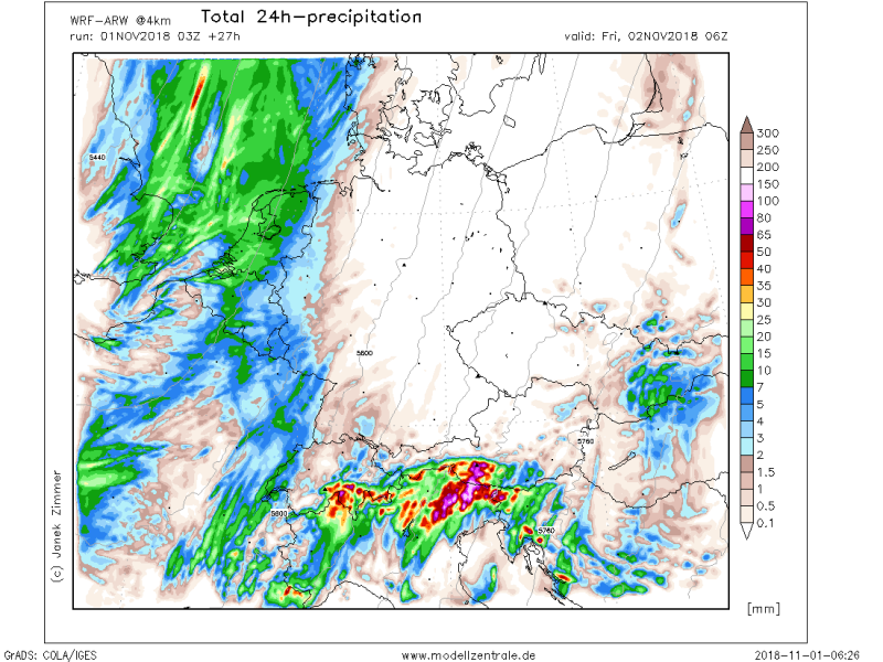 previsioni meteo maltempo italia 2 novembre precipitazioni totali