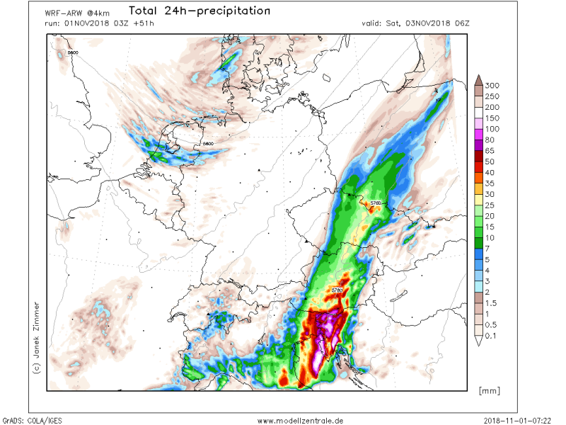 previsioni meteo maltempo italia 3 novembre precipitazioni totali