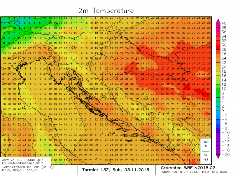 previsioni meteo scirocco caldo italia penisola balcanica 3 novembre temperature massime
