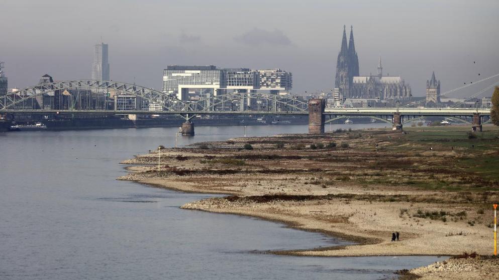 siccità germania reno