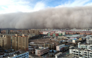 tempesta di sabbia cina