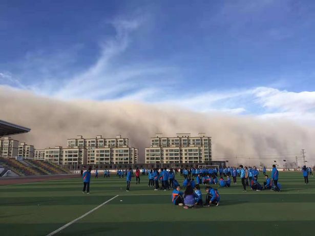 tempesta di sabbia cina