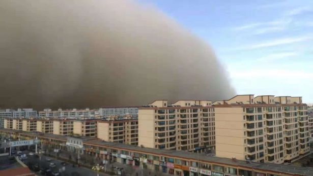 tempesta di sabbia cina