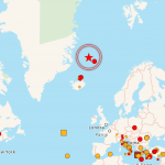 Terremoto, forte scossa nel Circolo Polare Artico: magnitudo 6.8 tra Islanda e Groenlandia [MAPPE e DATI]