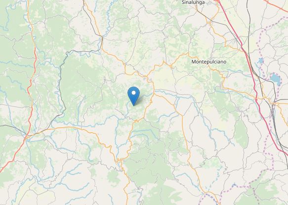 terremoto Castiglione d'Orcia Siena