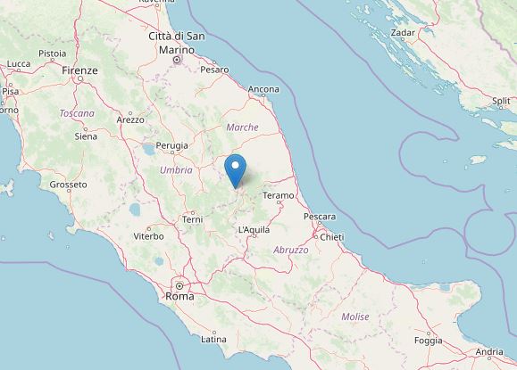 Scossa Di Terremoto In Centro Italia Epicentro Tra Lazio Umbria E Marche Dati E Mappe