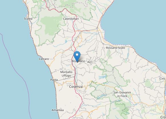 terremoto oggi cosenza bisignano