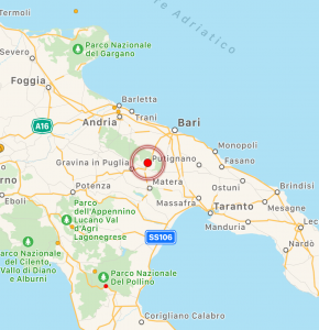 terremoto puglia oggi
