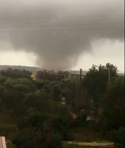 tornado salento Casarano e Taurisano