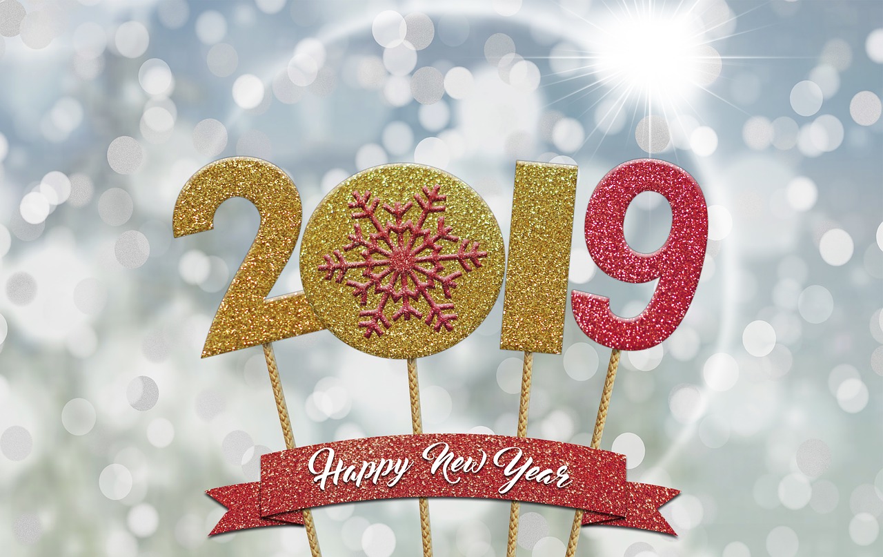 Felice Anno Nuovo Auguri Buon Capodanno 2019 immagini gif