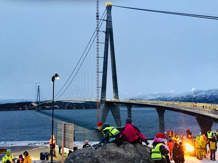 Hålogaland Bridge norvegia