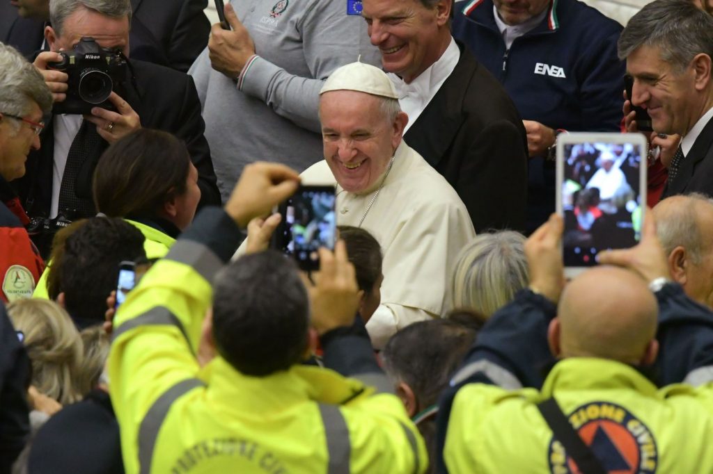 Papa Francesco Protezione civile