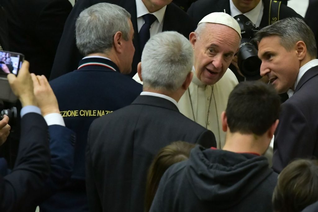 Papa Francesco Protezione civile