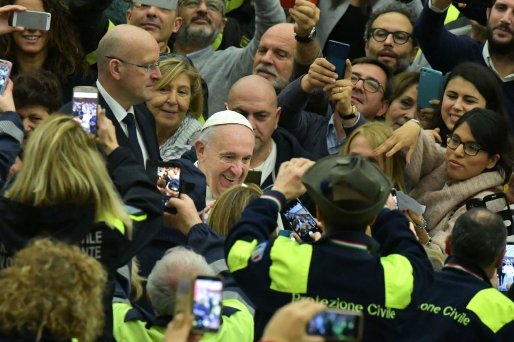 Papa Francesco Protezione civile