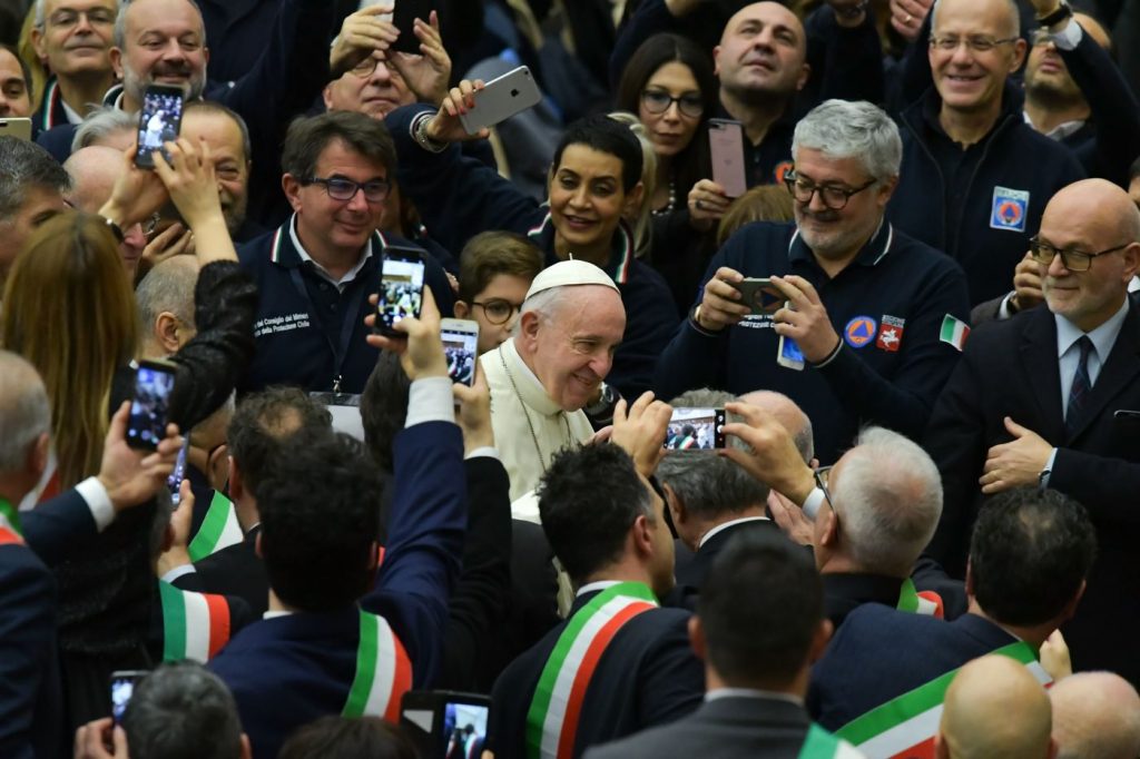 Papa Francesco Protezione civile