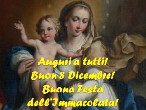 auguri buona festa immacolata