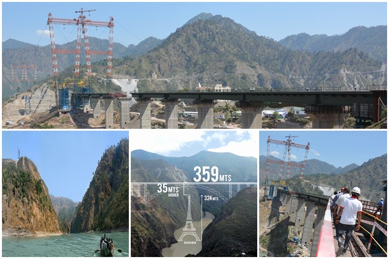chenab bridge india