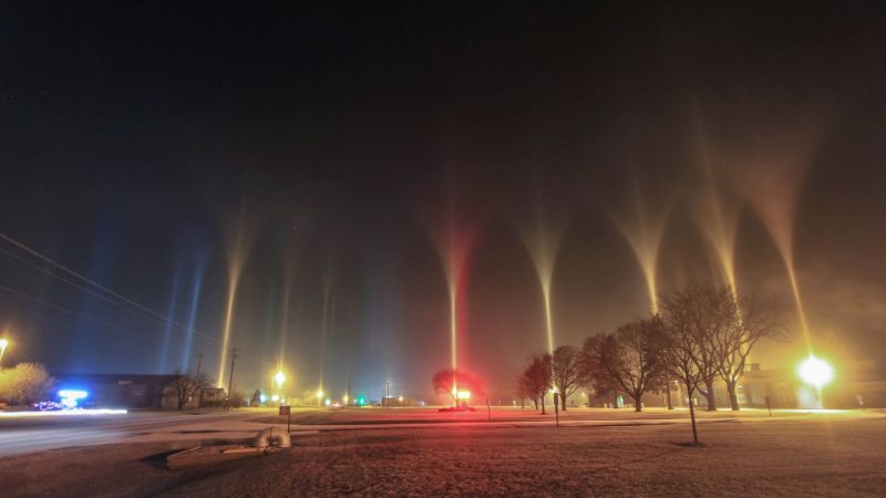 pilastri di luce wisconsin