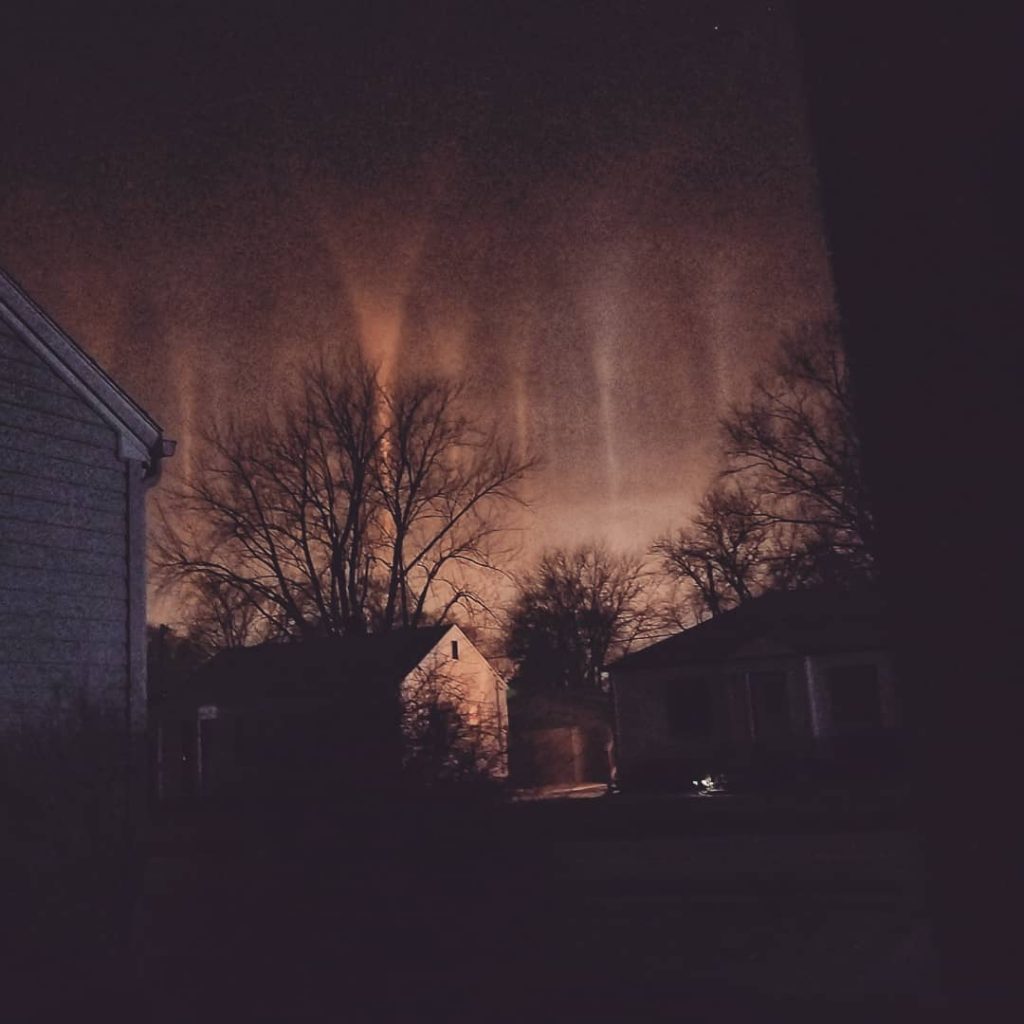 pilastri di luce wisconsin