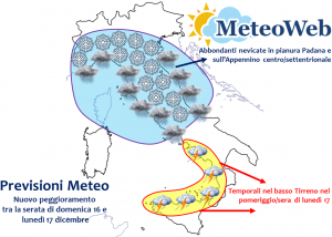 previsioni meteo italia neve 16 17 dicembre 2018