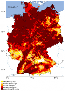 siccità germania 2018