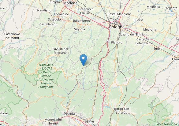 terremoto Bologna Castel d'Aiano