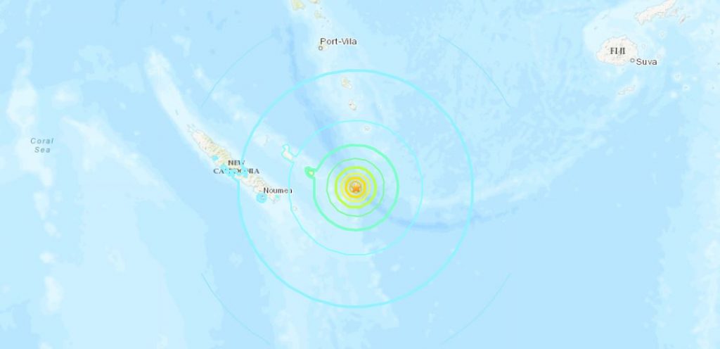 terremoto nuova caledonia