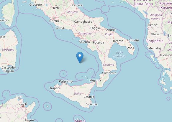 terremoto tirreno meridionale