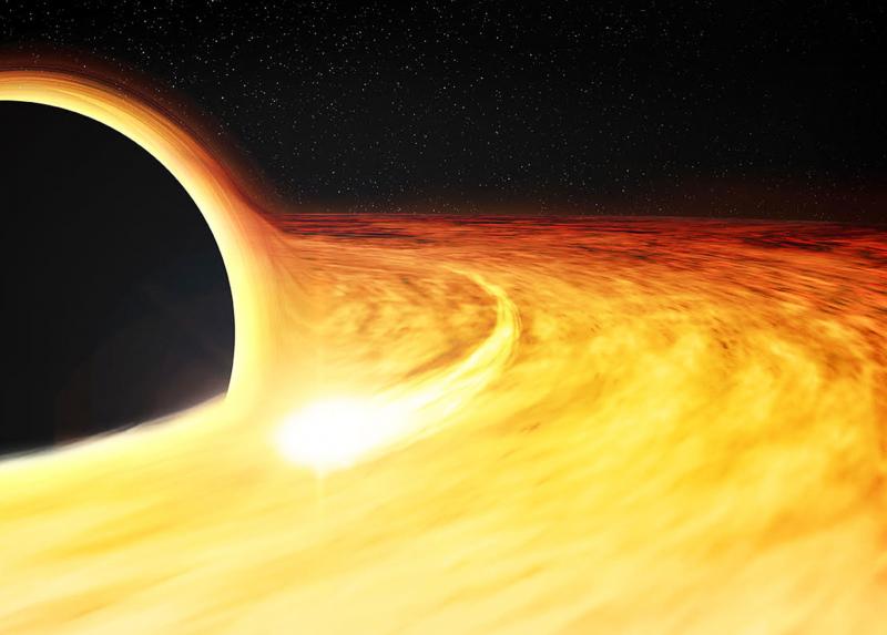 Buco nero disco accrescimento