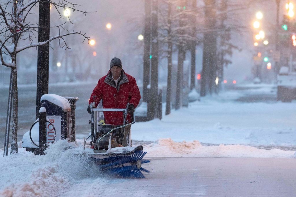 Maltempo, Washington sotto la neve