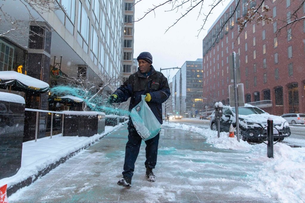 Maltempo, Washington sotto la neve