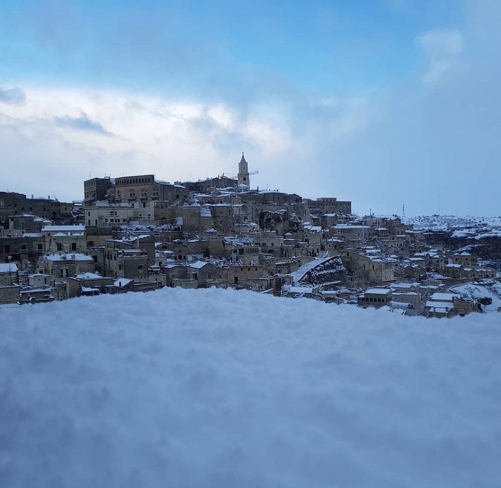 Sassi Matera neve
