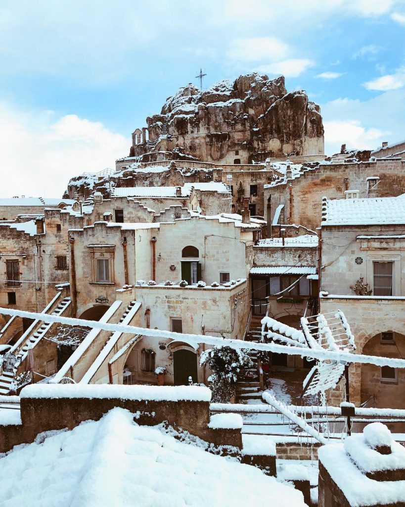 Sassi Matera neve