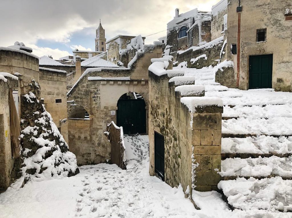 Sassi Matera neve