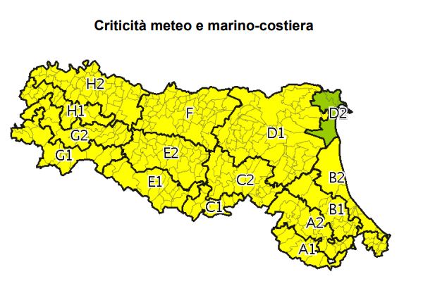allerta meteo emilia romagna