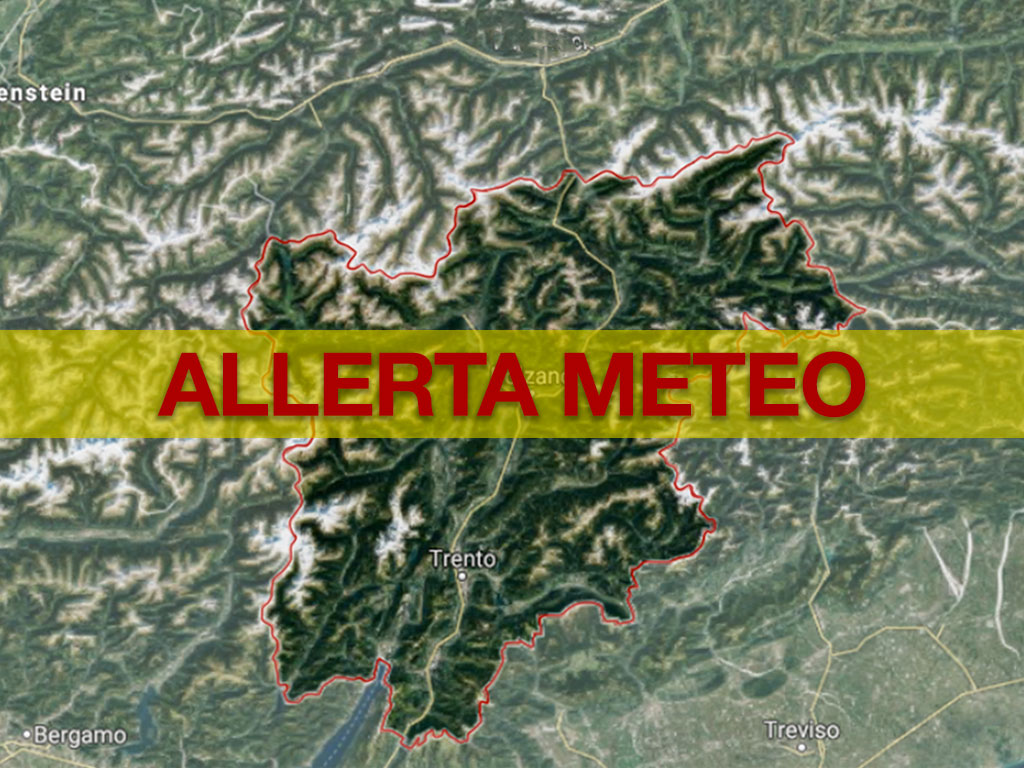 Allerta Meteo Trentino Alto Adige: forti temporali dal primo pomeriggio a sera