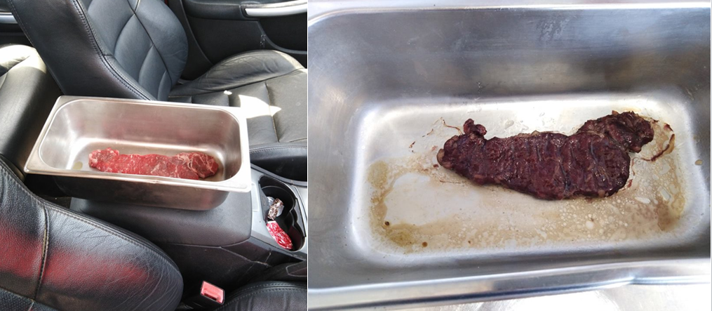 bistecca auto caldo