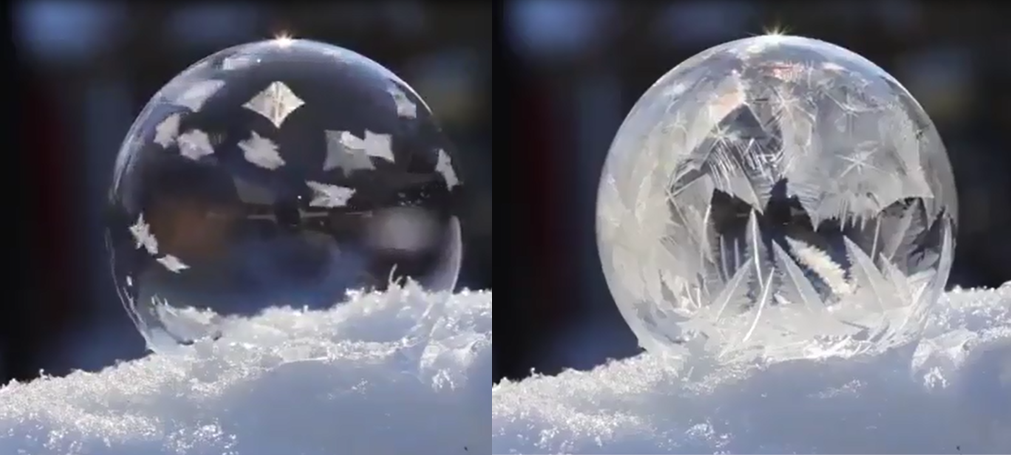 bolla sapone freddo