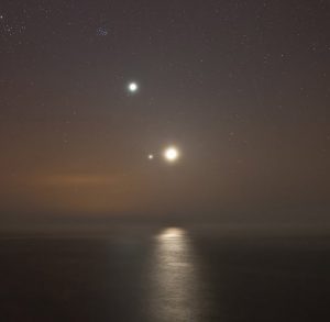 congiunzione giove venere