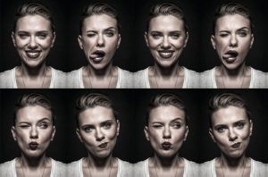 espressioni facciali volto