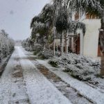 Gelo in Puglia, tanta neve nel Salento: immagini inedite da Gallipoli [GALLERY]